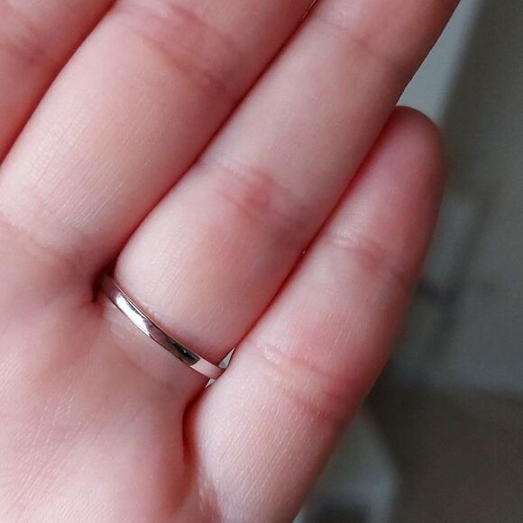 925 Sterling Silver Opal Ring - Picture 6 of 7
